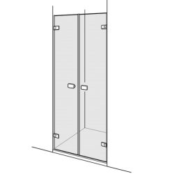 Duscholux Collection 3 lengő ajtó 410.115100.1800 100-180 cm széles