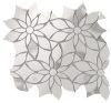 fap ceramiche roma gold, carrara superiore daisy mosaico 29 x 31,9 cm RT brillante