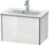 Duravit XSquare, mosdó szekrény 61 cm széles XS 4065 dekor 2 ME by Starck