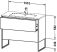 Duravit XSquare, mosdó szekrény 101 cm széles XS 4447 lakkozott ME by Starck