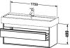 Duravit Ketho, alsószekrény 115 cm széles KT 6639 Duravit Ketho, alsószekrény 115 cm széles KT 6639