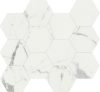 Caesar anima, statuario venato esagono 28,5 x 33 cm decor lucidato Caesar anima, statuario venato esagono 28,5 x 33 cm decor lucidato