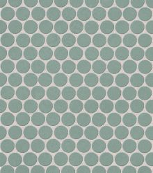fap ceramiche color line, salvia round mosaico 29,5 x 32,5 cm