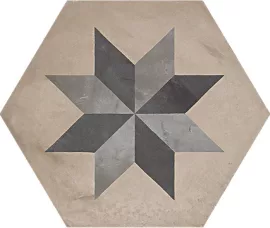 Marca Corona 1741, terra stella vers.f esagona