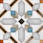 Vives, Vodevil Demel Multicolor 20x20 mintás lap