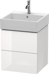 Duravit L-Cube, mosdó szekrény  48,4 cm széles LC 6274 lakkozott, Vero Air