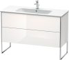 Duravit XSquare, mosdó szekrény 121 cm széles XS 4448 lakkozott ME by Starck