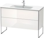   Duravit XSquare, mosdó szekrény 121 cm széles XS 4448 lakkozott ME by Starck