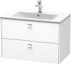 Duravit Brioso, mosdó szekrény 82 cm széles BR4102 dekor 1, Me by Starck