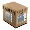 Laufen Meda WC, fali mélyöblítéses rimless szett H8661107580001, matt grafit