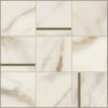 Caesar anima futura, golden white composizione N brass 30 x 30 cm lucidato