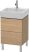 Duravit L-Cube, mosdó szekrény  48,4 cm széles LC 6774, Vero Air