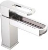 Huber Dado Cascade, mosdó csaptelep DC0005406U, fényes króm/füstüveg Huber Dado Cascade, mosdó csaptelep DC0005406U, fényes króm/füstüveg