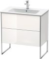 Duravit XSquare, mosdó szekrény 81 cm széles XS 4446 lakkozott ME by Starck