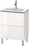 Duravit L-Cube, mosdó szekrény  62 cm széles LC 6673 dekor 2, ME by Starck