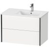 Duravit XViu, mosdó szekrény  81 cm széles XV4159 dekor1 ME by Starck