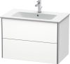 Duravit XSquare, mosdó szekrény 81 cm széles XS 4172 dekor 1 ME by Starck