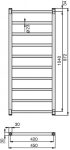 Zehnder Stalox radiátor 100 x 45 cm Zehnder Stalox radiátor 100 x 45 cm