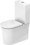 Duravit White Tulip, álló monoblokkos rimless wc 219709, WonderGliss fehér