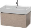 Duravit L-Cube, mosdó szekrény  78,4 cm széles LC 6177 furnérozott, Vero Air