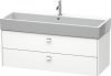 Duravit Brioso, mosdó szekrény 118,4 cm széles BR4157 dekor 1, Vero Air