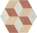 Marca Corona 1741, terra art cubo t/c esagona