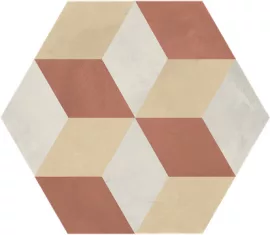 Marca Corona 1741, terra art cubo t/c esagona