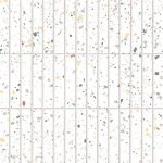   fap true colors, drop white matt tratti mosaico 30,5 x 30,5 cm
