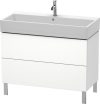 Duravit L-Cube, mosdó szekrény  98,4 cm széles LC 6778, Vero Air