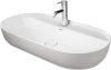 Duravit Luv mosdótál, 80 cm 038080, kívül szatén szürke