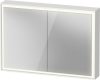 Duravit Vitrium tükrös szekrény világítással 100 cm VT7157, háttérvilágítással Duravit Vitrium tükrös szekrény világítással 100 cm VT7157, háttérvilágítással