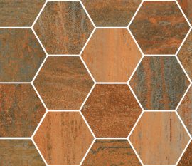 sant'agostino dripart, copper hexagon maxi class 30 x 34,5 cm 