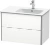 Duravit XSquare, mosdó szekrény 81 cm széles XS 4177 dekor 1 ME by Starck