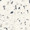 sant'agostino deconcrete, de-medium white mosaico 30 x 30 cm