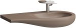   Laufen Il Bagno Alessi One mosdó, 90 cm széles H8149761881041, matt caffé