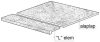 Caesar eikon, Elemento "L" 16,5 x 30 x3 cm natur Caesar eikon, Elemento "L" 16,5 x 30 x3 cm natur