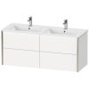 Duravit XViu, mosdó szekrény 128 cm széles XV4129 dekor1 ME by Starck