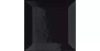 trasparenze bisello, nero 10 x 10 cm (RAL 9004)
