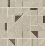 fap ceramiche nux, beige outline mosaico 30 x 30 cm
