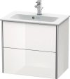 Duravit XSquare, mosdó szekrény 61 cm széles XS 4165 dekor 2 ME by Starck