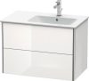 Duravit XSquare, mosdó szekrény 81 cm széles XS 4177 lakkozott ME by Starck