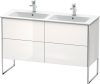 Duravit XSquare, mosdó szekrény 128 cm széles XS 4449 lakkozott ME by Starck Duravit XSquare, mosdó szekrény 128 cm széles XS 4449 lakkozott ME by Starck