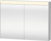 Duravit tükrös szekrény világítással 101 cm széles LM 7842 Duravit tükrös szekrény világítással 101 cm széles LM 7842