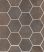 sant'agostino oxidart, iron hexagon 27 x 32,5 cm natur