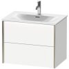 Duravit XViu, mosdó szekrény  71 cm széles XV4133 dekor 1 Viu