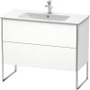 Duravit XSquare, mosdó szekrény 101 cm széles XS 4447 dekor 1 ME by Starck