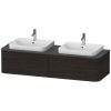 Duravit Happy D.2 Plus, alsószekrény 160 cm széles HP 4946 B furnérozott