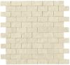 fap ceramiche lumina stone, beige brick macromosaico anticato 30,5 x 30,5 cm