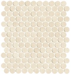 fap still, beige matt round mosaico 29,5 x 32,5 cm