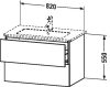 Duravit L-Cube, mosdó szekrény 82 cm széles LC 6241 Duravit L-Cube, mosdó szekrény 82 cm széles LC 6241